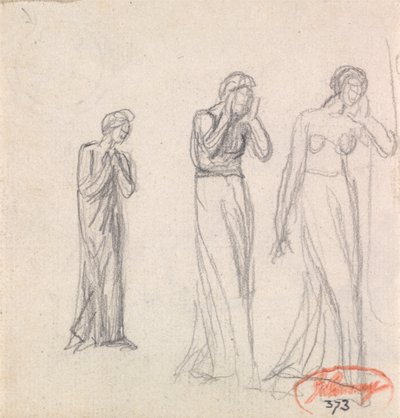 Trois femmes qui se lamentent - George Romney