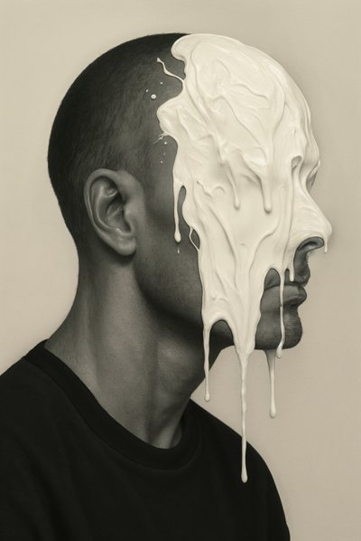 Soft Collapse, 2025 (acrylique sur toile) - George Rosaly