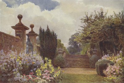Penshurst, les marches de la terrasse - George Samuel Elgood