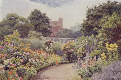 Le jardin du doyenné, Rochester - George Samuel Elgood