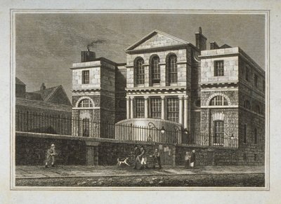 Vue de la Maison des Sessions, Old Bailey, 1812 - George Shepherd