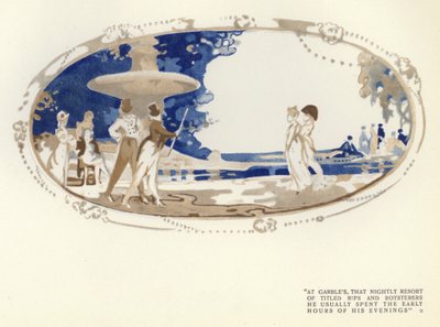Illustration pour The Happy Hypocrite de Max Beerbohm - George Sheringham