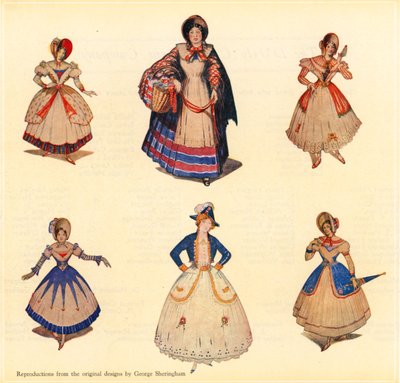 Dessins originaux pour HMS Pinafore - George Sheringham