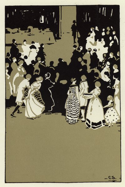 La nuit était toujours une grande fête et un grand festin - George Sheringham