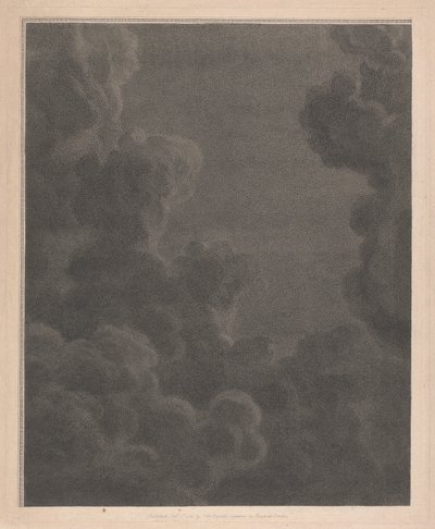 Fenêtre ouest de la chapelle, New College Oxford, Nuages, Partie de la scène de la Nativité - George Siegmund Facius