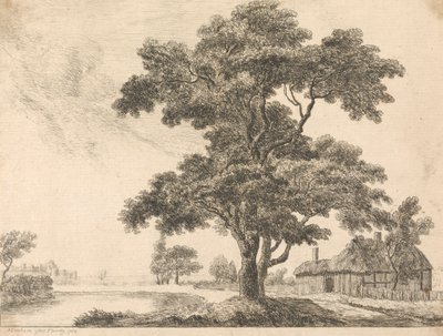 Paysage avec le château de Windsor - George Simon Harcourt