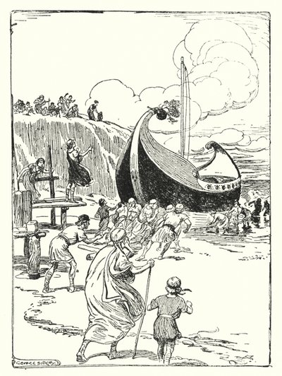 Jason et les Argonautes : "Le bon navire Argo a bondi du sable sur les rouleaux et a plongé en avant comme un cheval vaillant" - George Soper