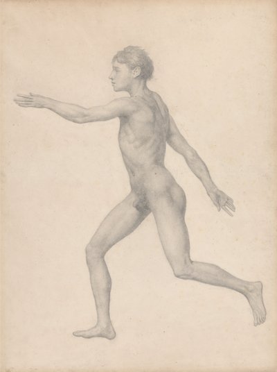 Figure humaine, vue latérale, non disséquée (étude terminée pour la table VIII) - George Stubbs