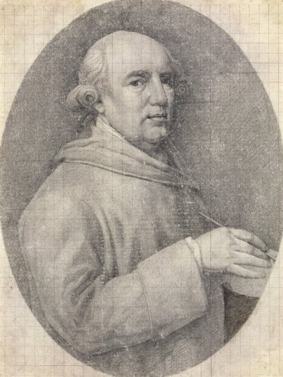 Étude pour un autoportrait en émail - George Stubbs