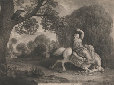 La femme du fermier et le corbeau - George Stubbs