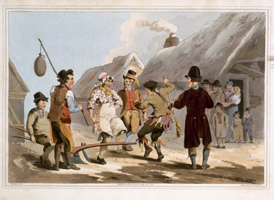 Le Fool Plough, gravé par Robert Havell l