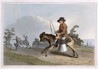 Le garçon laitier, gravé par Robert Havell l