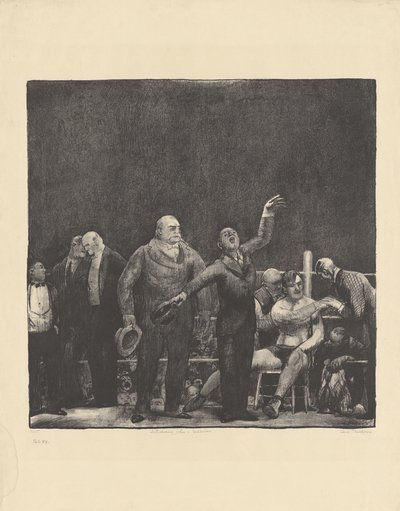 Présentation de John L. Sullivan, 1916 - George Wesley Bellows
