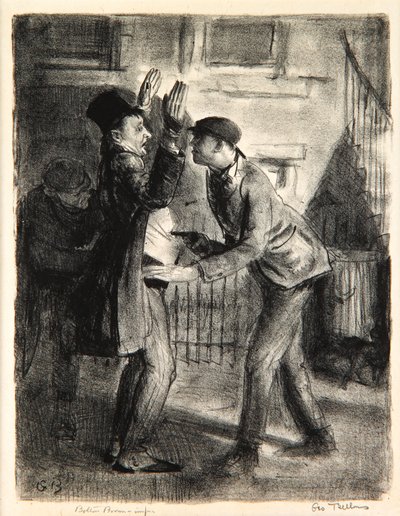 Le Hold-Up, 1921 - George Wesley Bellows