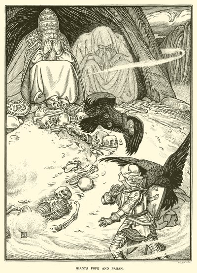 Les Géants Pape et Païen - George Woolliscroft Rhead