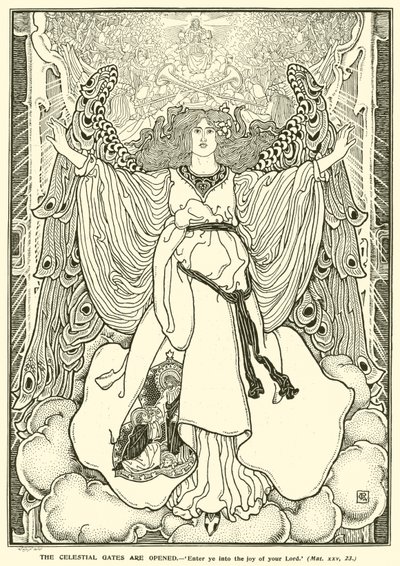 Les Portes Célestes sont Ouvertes - George Woolliscroft Rhead