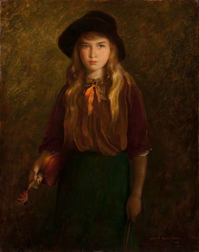 Le Jeune Violoniste - George de Forest Brush or Brusch