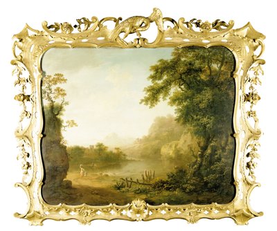 Paysage fluvial boisé à l