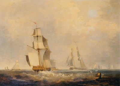 Voies maritimes animées dans la Manche - George the Elder Chambers
