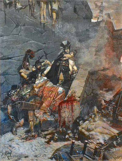 Andromaque (Ulysse arrache Astyanax des bras d