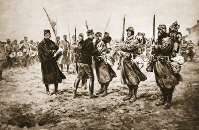 Honorer les braves en première ligne : un Général Français donnant l