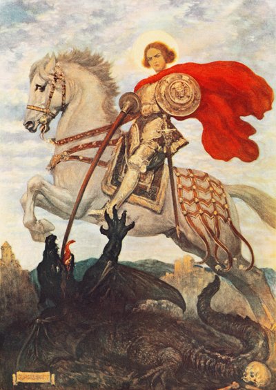 Saint Georges et le Dragon - Georges Bertin Scott