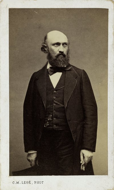 Portrait du pianiste et compositeur Louis Lacombe 1818-1884 - Georges Mathurin Legé