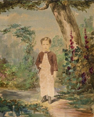 Aquarelle par Georges Penabert (1858) (A) - Georges Penabert