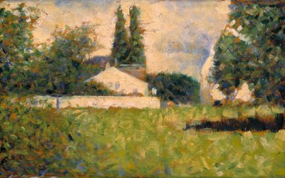 Maison dans les arbres, c.1883 - Georges Pierre Seurat