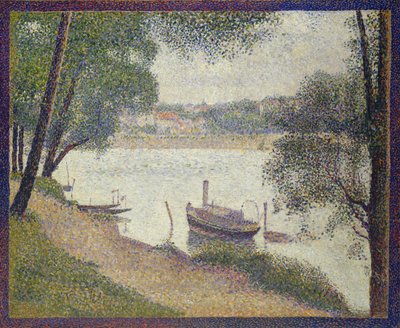Temps gris, Grande Jatte - Georges Seurat