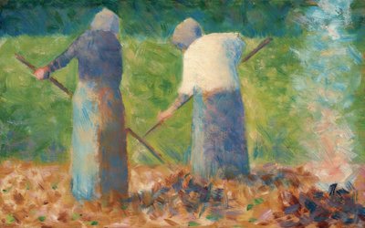 Faneurs à Montfermeil - Georges Seurat