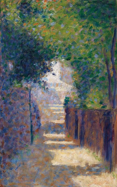 Rue St. Vincent au printemps, vers 1884 - Georges Seurat