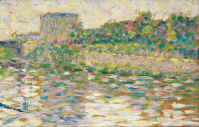 The Seine at Courbevoie - Georges Seurat