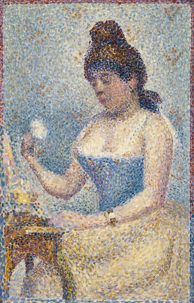 Jeune femme se poudrant - Georges Seurat