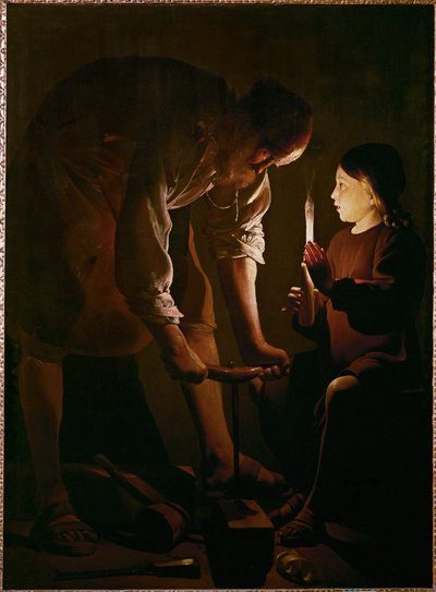 Le charpentier Saint-Joseph ... - Georges de La Tour