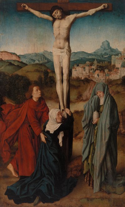 Crucifixion avec la Vierge, Saint Jean et Madeleine - Gerard David