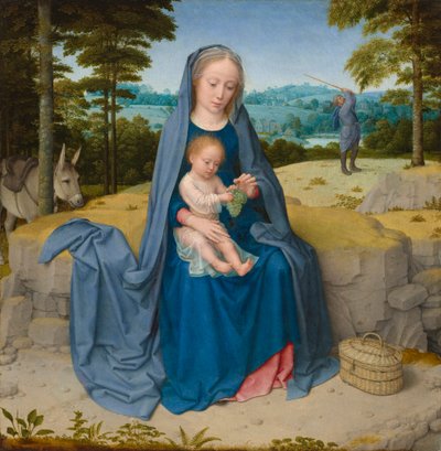 Repos pendant la fuite en Égypte, vers 1510 - Gerard David