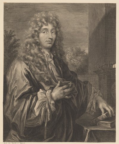 Portrait de Christiaan Huygens - Gérard Edelinck