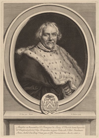 Rémi Du Laury - Gerard Edelinck after Jacob van Oost II