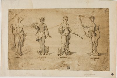 Quatre continents - Gerard de Lairesse