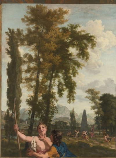 Paysage italien avec berger et bergère - Gerard de Lairesse