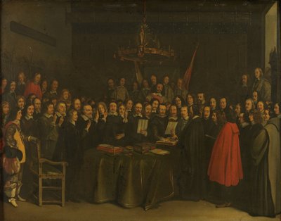 Ratification de la paix de Münster entre l