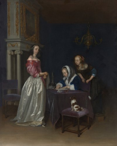 Curiosité, vers 1660-62 - Gerard ter Borch