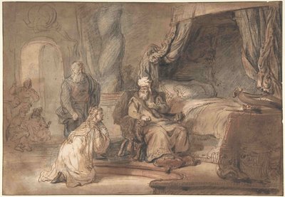 La promesse de David à Bethsabée - Gerbrandt van den Eeckhout