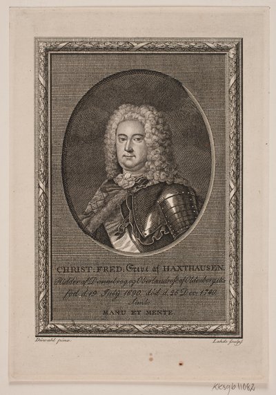 Danois : Christian Frederik Comte de Haxthausen - Gerhard Ludvig Lahde