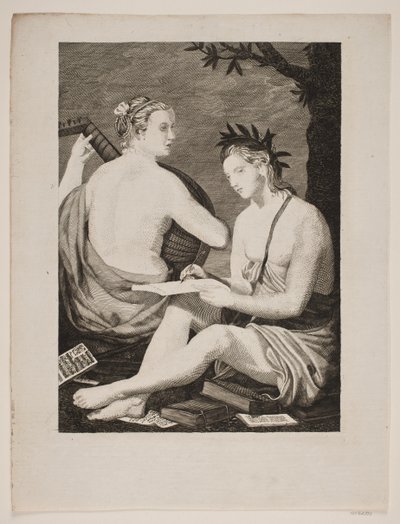 Terpsichore et Calliope - Gerhard Ludvig Lahde