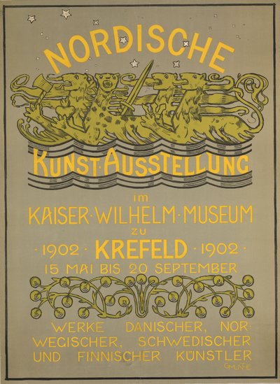 Nordische Kunstausstellung im Kaiser Wilhelm Museum 1902 - Gerhard Munthe