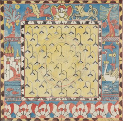 Østerlandsk Teppichmuster - Gerhard Munthe