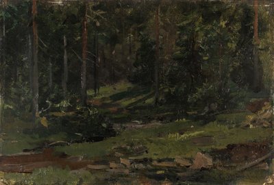 Paysage boisé - Gerhard Munthe