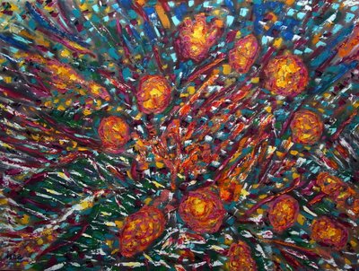Floral abstrait II, 2023 - Gerhardt Isringhaus